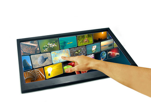 O painel ótico CMOS LCD do tela táctil do Usb monitora 15 polegadas com alta resolução