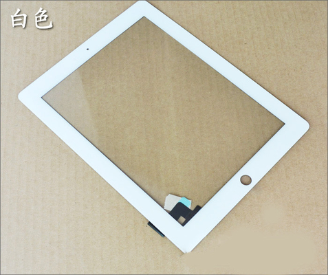Peça de substituição de vidro do digitador da tela de toque de Apple LCD do conjunto para o iPad 4