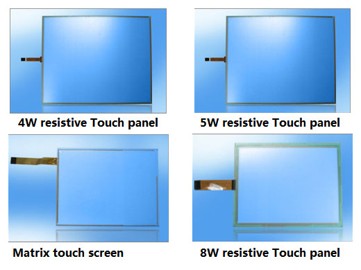 Painel Resistive de vidro da tela do militaryTouch do painel de toque de ITO USB 4W /5W /8W
