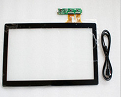 A relação feita sob encomenda de USB vidro de 19 polegadas projetou o painel capacitivo do écran sensível para o quiosque