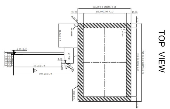 POS G + G 10.1 polegadas Projeção capacitivo touch panel