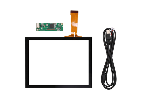 Ecrã multi-toque capacitivo projetado sem interface USB/RS232/I2C de força de ativação por pressão