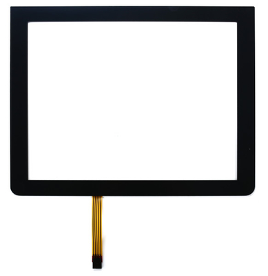 A definição alta 18,5” 5 prende a tela Resistive do painel de toque com quadro preto, relação do 16:9