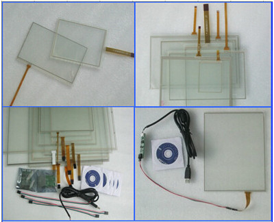Painel de toque Resistive TP de USB de 23,6 polegadas para a tela de exposição do LCD, plug and play