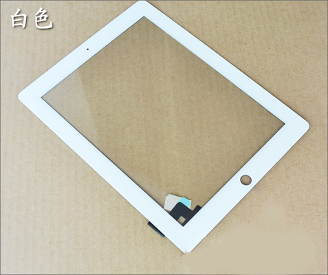 Peça de substituição de vidro do digitador da tela de toque de Apple LCD do conjunto para o iPad 4