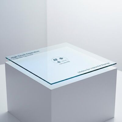 Painel de toque capacitivo projetado com alta resolução de toque com suporte ao Windows Android Linux Compatibilidade e vida útil para ecrãs interativos